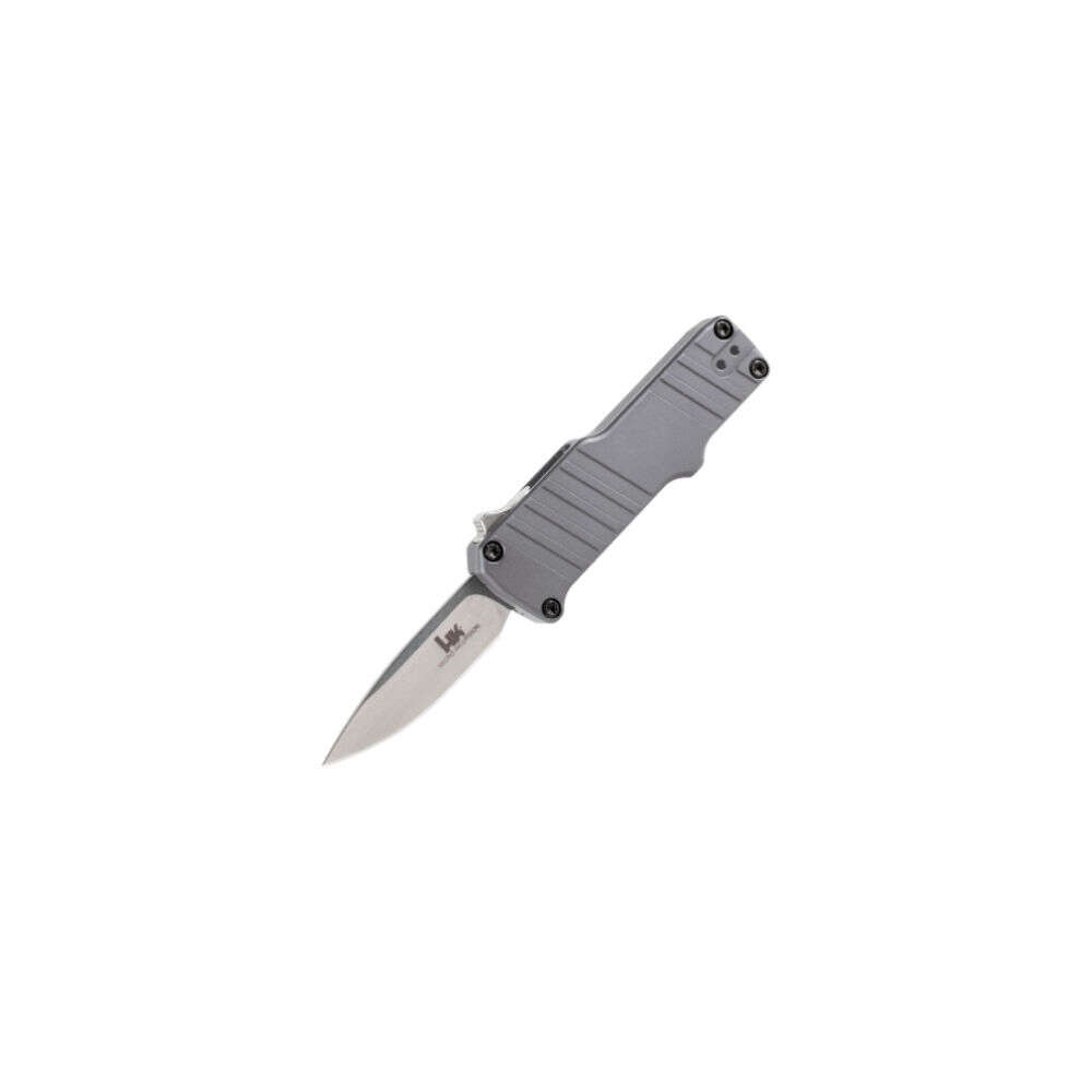 Knives Hogue Grips 4.50" HK MICRO 1.95IN AUTO CLIP POINT BLDE GRY • Model: 4.50"